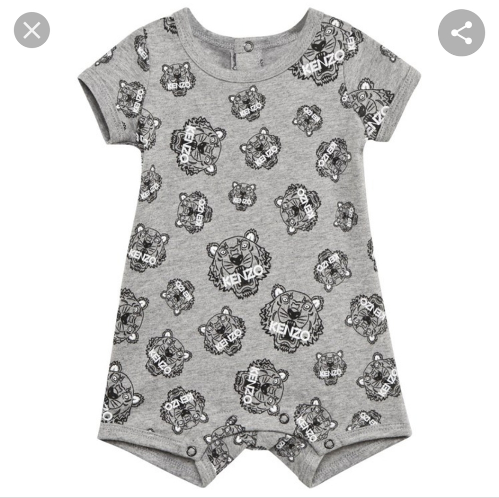 KENZO KIDS TIGER PRINT ROMPER